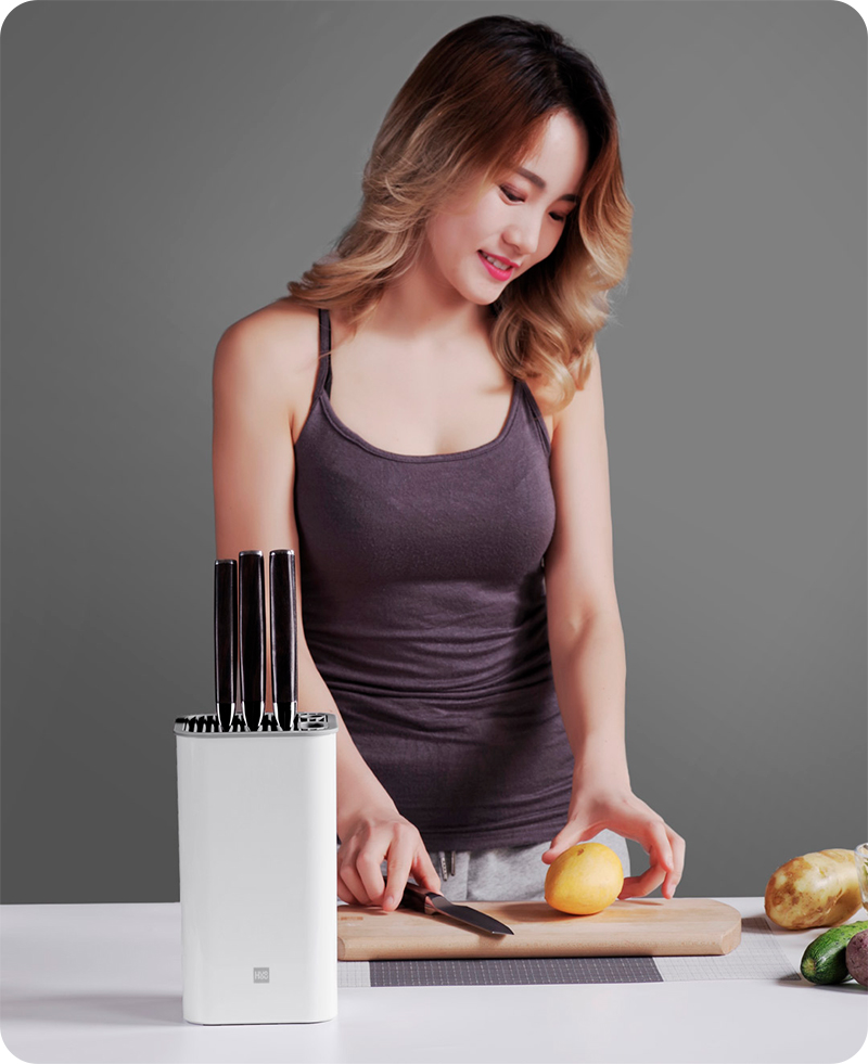 Подставка для ножей Xiaomi HuoHou Kitchen Knife Stand Tool Holder