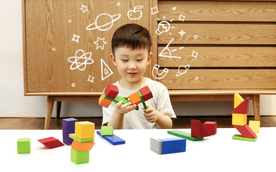 Детские магнитные кубики Mitu Child Magnetic Toy Bricks
