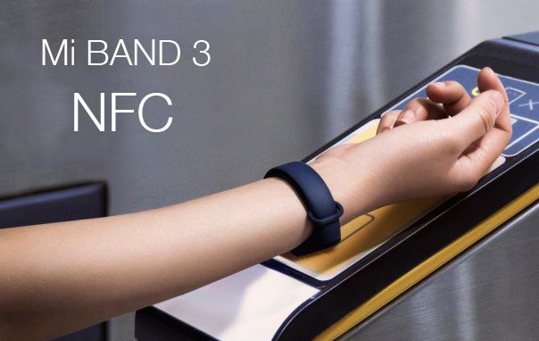 XIAOMI Mi Band 3 с NFC-модулем